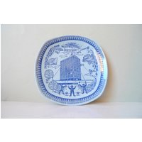 stavangerflint Küche Dekor Wandbehang - Blauer Wandteller Norweger Hausdekoration Von Kari Nyquist von TheScandiShop