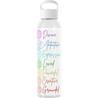 Chakra Affirmationen Wasserflasche von TheScientistpreneur