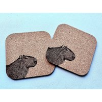 Frühstücksbrett Capybara Geschenkidee Holzbrett Brettchen Wasserschwein Frühstücksbrett Capybara Geschenkidee Holzbrett Brettchen Wasserschwein von TheScientists