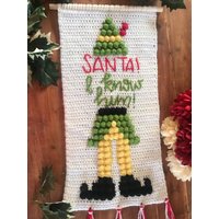 Wandbehang | Elfe Weihnachten Wandbehang | Elfe Weihnachten von TheScriptedStitch