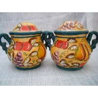 Herbst Muster Salz Und Pfefferstreuer - Vintage, Sammlerstück, Herbst von TheShakerShack