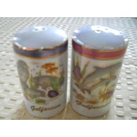 Lustreware Souvenir "Gulfarium" Salz Und Pfefferstreuer - Sammlerstück, Vintage von TheShakerShack