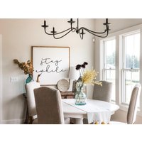 Bleib Awhile Gerahmtes Holzschild Wohnzimmer Dekor Eingangsbereich von TheShedInteriors