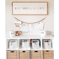 Don't Worry Be Happy Spielzimmer Kinder Kinderzimmer Holzschild Don't Worry Be Happy Spielzimmer Kinder Kinderzimmer Holzschild von TheShedInteriors