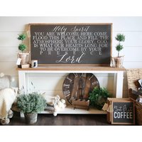 Horizontales Holzschild Mit Holzrahmen von TheShedInteriors