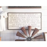 Horizontales Spirit Führt Mich Zeichen von TheShedInteriors