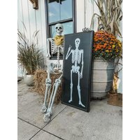 Skelett Peace Zeichen Gerahmt Holzschild Halloween Dekor Porch Decor Skelett Peace Zeichen Gerahmt Holzschild Halloween Dekor Porch Decor von TheShedInteriors