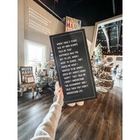 Vertikal "Als Ich 5 Jahre Alt War, Hat Meine Mutter Immer Zu Mir Gesagt, Dass Glück Der Schlüssel Zum Leben Ist." John Lennon Holzschild Mit von TheShedInteriors