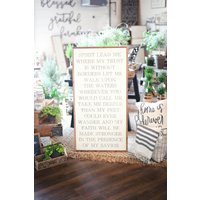 Vertikales Holzschild Mit Holzrahmen von TheShedInteriors