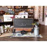 Wenn Ich Am Ende Meines Lebens Vor Gott Stehe Gerahmtes Holzschild Wenn Ich Am Ende Meines Lebens Vor Gott Stehe Gerahmtes Holzschild von TheShedInteriors