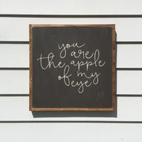 You Are The Apple Of My Eyes Gerahmtes Holzschild Kinderzimmerdeko You Are The Apple Of My Eyes Gerahmtes Holzschild Kinderzimmerdeko von TheShedInteriors