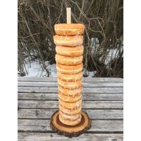 Mini Kleine Holz Rustikale Donut Ständer Hochzeit Party Dusche Aus Holz, Mit Dübel Mini Kleine Holz Rustikale Donut Ständer Hochzeit Party Dusche Aus Holz, Mit Dübel von TheShindiggityShoppe