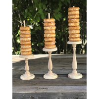 Rustikales Holz Donut Ständer Set Hochzeitsfeier Dusche Decor Rustikales Holz Donut Ständer Set Hochzeitsfeier Dusche Decor von TheShindiggityShoppe