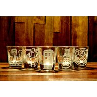 Doctor Who Schnapsgläser 5Er Set von TheShotglassPeople