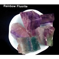 Natürliche Regenbogen Fluorit Rohkristall Brocken - Rohe Edelsteine Roher Heilkristall von TheSkyGem
