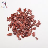 Rote Sandstein Kristall Chips Taschen - Unrilled Red Sandstone Edelstein von TheSkyGem