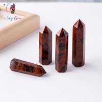 Roter Obsidian Kristallspitze - Kristallturm Kristall Obelisk Heilstab Muttertagsgeschenk von TheSkyGem