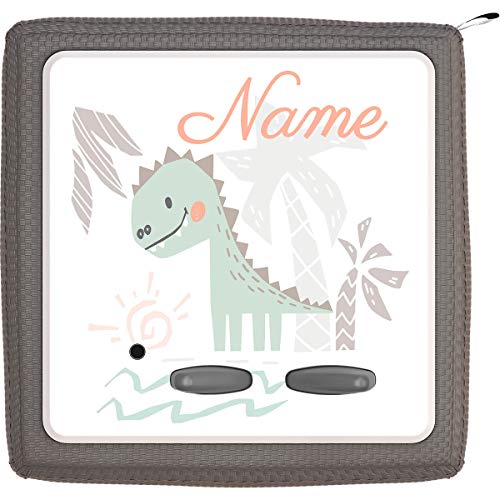 TheSmartGuard Folie passend für die Toniebox | Schutzfolie Sticker | individuell anpassbar | Dinosaurier Dino mit Name personalisiert | Handschrift von TheSmartGuard