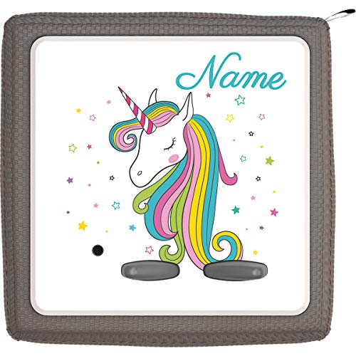 TheSmartGuard Folie passend für die Toniebox | Schutzfolie Sticker | individuell anpassbar | Einhorn mit Sternen mit Name personalisiert | Handschrift von TheSmartGuard
