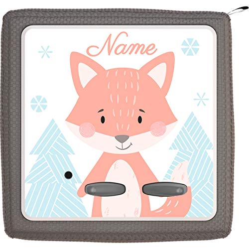 TheSmartGuard Folie passend für die Toniebox | Schutzfolie Sticker | individuell anpassbar | Fuchs im Wald mit Name personalisiert | Handschrift von TheSmartGuard