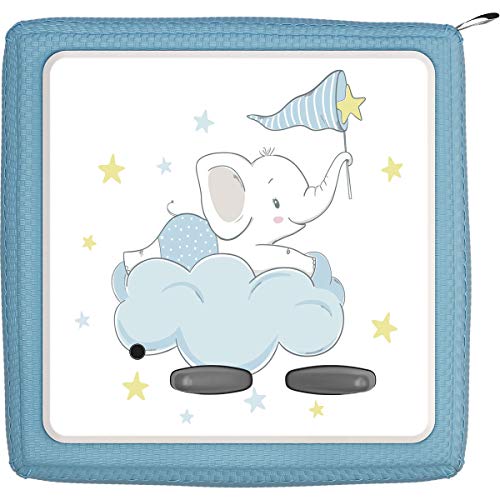 TheSmartGuard Folie passend für die Toniebox | Schutzfolie Sticker | individuell anpassbar | Kleiner Elefant liegt auf Einer Wolke von TheSmartGuard
