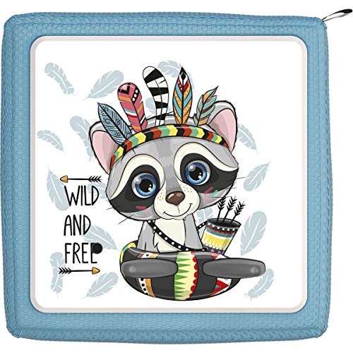 TheSmartGuard Schutzfolie passend für die Toniebox | Folie Sticker | Baby Waschbär als Indianer Verkleidet von TheSmartGuard