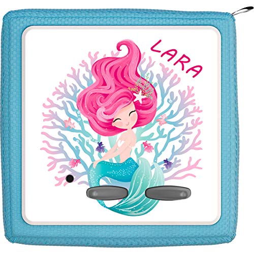 TheSmartGuard Schutzfolie passend für die Toniebox | Folie Sticker | Kleine Meerjungfrau mit Name personalisiert von TheSmartGuard