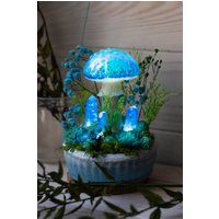 Kristallpilz Lampe Fantasiewald Leuchtendes Nachtlicht von TheSnowmade