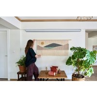 xlarge Makramee Wandbehang, Gewebter Handgewebter Wandteppich, Boho Beachy Webdekor, Welle Häkeln Moderne Faser Kunst von TheSoulCatcher
