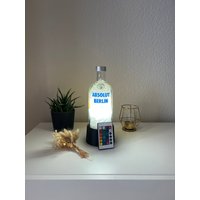 Handgefertigte Flaschenlampe Absolut Berlin Handgefertigte Flaschenlampe Absolut Berlin von TheSparklingLights