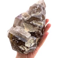 xxl Elestial Smoky Amethyst | Madagaskar, Kristall, Rauchiger Punkt, Natürlicher Amethyst, Lila von SpiritNectarGems