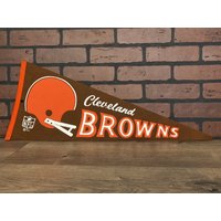 1960Er Jahre Cleveland Browns Nfl Großer Vintage Wimpel von TheSportsAlternative