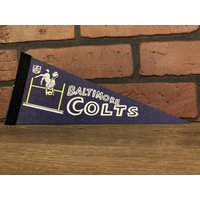 1970's Baltimore Colts 12 "Vintage Wimpelkette von TheSportsAlternative