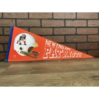 1970Er Jahre New England Patriots Nfl Großer Vintage Wimpel von TheSportsAlternative