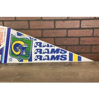 1980Er Jahre Los Angeles Rams Große Vintage Wimpelkette von TheSportsAlternative