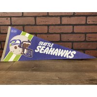 1980Er Jahre Vikings Seahawks Nfl Große Vintage Wimpelkette von TheSportsAlternative