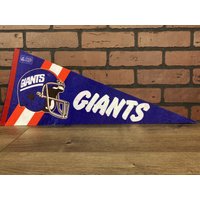 1980Er New York Giants Nfl Große Vintage Wimpelkette von TheSportsAlternative