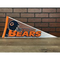 1990's Chicago Bears Nfl Großer Vintage Wimpel von TheSportsAlternative