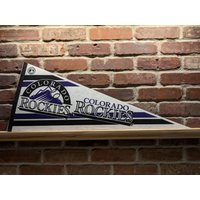 1990Er Jahre Colorado Rockies Vintage Wimpel Aus Den 90Er Jahren von TheSportsAlternative