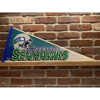 1990's Settle Seahawks Nfl Große Vintage Wimpelkette von TheSportsAlternative