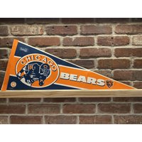 1990Er Jahre Chicago Bears Nfl Große Vintage Wimpelkette von TheSportsAlternative