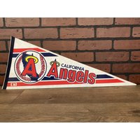 1990Er Jahre Los Angeles Angels Mlb Große Vintage Wimpelkette von TheSportsAlternative