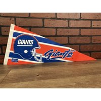 1990Er Jahre New York Giants Nfl Großer Vintage Wimpel von TheSportsAlternative