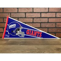 1990Er New York Giants Nfl Große Vintage Wimpelkette von TheSportsAlternative