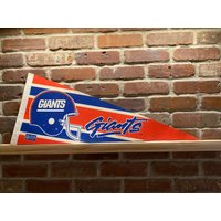 1990S New York Giants Nfl Vintage Wimpel Aus Den 90Ern - Originale Sport-Memorabilie von TheSportsAlternative