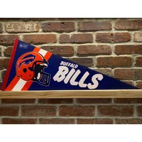 80Er Jahre Buffalo Bills Nfl Große Vintage Wimpelkette von TheSportsAlternative