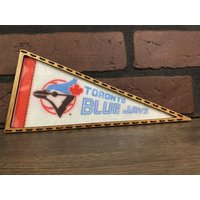 80Er Jahre Toronto Blue Jays Mlb Vintage Mini Wimpel Gerahmt von TheSportsAlternative