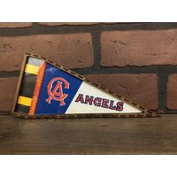 Eingerahmt 1970Er Jahre California Angels Los Angeles Mlb Vintage Mini Wimpel von TheSportsAlternative