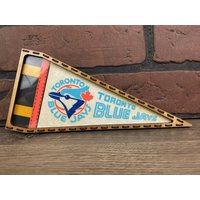 Gerahmte 1970Er Jahre Toronto Blue Jays Mlb Vintage Mini Wimpelkette von TheSportsAlternative