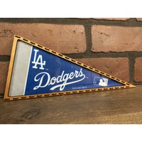 Gerahmte Los Angeles Dodgers Mlb Mini Wimpel von TheSportsAlternative